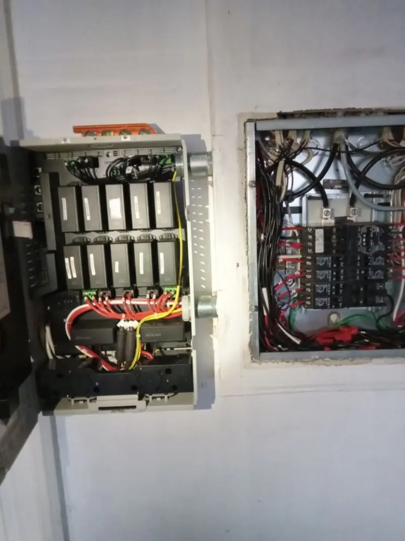Electrical panel upgrade completed for Security Camera Wiring in Holland
